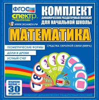 Динамические раздаточные пособия математика (веера). Устный счет, доли и дроби, геометрические формы - fgospostavki.ru - Мегион