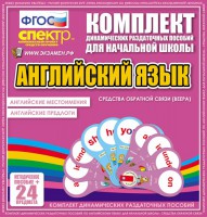 Динамические раздаточные пособия. Английский язык (веера). Английские местоимения, английские предлоги. - fgospostavki.ru - Мегион