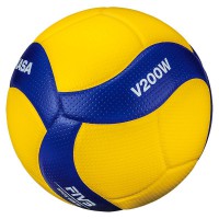 Мяч волейбольный Mikasa V200W (размер 5, синтетическая кожа, профессиональный) - fgospostavki.ru - Мегион