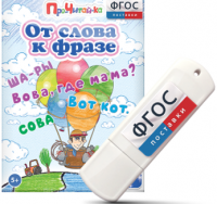 Игры для чтения слов и словосочетаний "От слова к фразе" на USB - носителе - fgospostavki.ru - Мегион