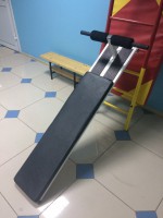 Доска для пресса навесная на шведскую стенку с двумя валиками (длина 1,5 метра) - fgospostavki.ru - Мегион