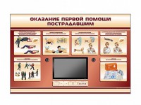 Многофункциональный интерактивный стенд-тренажер "Оказание первой помощи пострадавшим" для учащихся общеобразовательных учреждений - fgospostavki.ru - Мегион