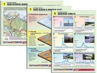 Комплект таблиц по географии "Природа России" раздаточные (цветные, ламинированные, А4, 10 штук) - fgospostavki.ru - Мегион