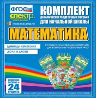 Динамические раздаточные пособия. Математика (Эластичные элементы). Единицы измерения, доли и дроби. - fgospostavki.ru - Мегион