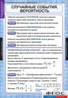 Комплект таблиц. Теория вероятностей и математическая статистика. - fgospostavki.ru - Мегион
