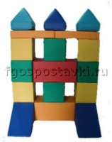 Мягкий модуль-конструктор "Башня" (17 элементов) - fgospostavki.ru - Мегион