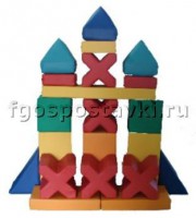 Мягкий модуль-конструктор "Башня" (21 элемент) - fgospostavki.ru - Мегион