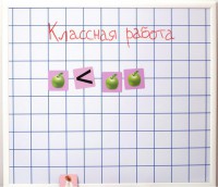 Магнитно-маркерная доска "Клетка" (86 см х 75 см) - fgospostavki.ru - Мегион