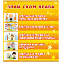 Стенд "Знай свои права" - fgospostavki.ru - Мегион