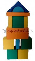 Мягкий модуль-конструктор "Городок" (12 элементов) - fgospostavki.ru - Мегион