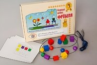 Игровой набор Фребеля "Бусы-шнуровка" (серия "Эксперимент") - fgospostavki.ru - Мегион