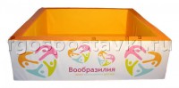 Бассейн "Вообразилия" квадратный с шелкографией - fgospostavki.ru - Мегион