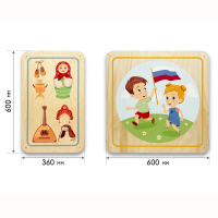 Набор стеновых панелей «Символы России - Культура» - fgospostavki.ru - Мегион