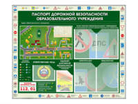 Стенд-уголок "Паспорт дорожной безопасности образовательного учреждения" - fgospostavki.ru - Мегион