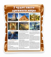 Стенд "Семь чудес света" - fgospostavki.ru - Мегион