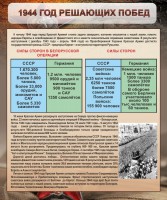 Стенд "1944 год решающих побед" - fgospostavki.ru - Мегион
