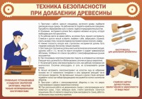 Стенд "Техника безопасности при долблении древесины" - fgospostavki.ru - Мегион