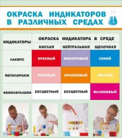 Стенд "Окраска индикаторов в различных средах" - fgospostavki.ru - Мегион
