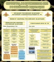 Стенд "Структура вооруженных сил РФ" - fgospostavki.ru - Мегион