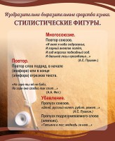 Стенд "Стилистические фигуры" Вариант 1 - fgospostavki.ru - Мегион