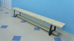Скамейка гимнастическая (металлические ножки) (3,5 м)  - fgospostavki.ru - Мегион