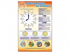 Стенд "Ориентируемся во времени" Вариант 1 - fgospostavki.ru - Мегион