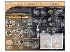 Стенд "Средства защиты органов дыхания (индивидуальные средства защиты)" - fgospostavki.ru - Мегион