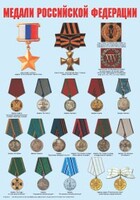 Комплект плакатов "Ордена и медали Российской Федерации" - fgospostavki.ru - Мегион