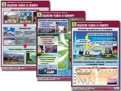 Комплект таблиц "Геоэкология и природопользование" (8 таблиц, формат А1, ламинированные) - fgospostavki.ru - Мегион