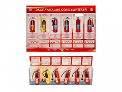 Электрифицированный стенд-тренажер "Эксплуатация огнетушителей" с разрезными агрегатами - fgospostavki.ru - Мегион