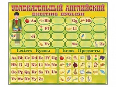 Комплект оборудования "Английский алфавит" с комплектом тематических магнитов - fgospostavki.ru - Мегион