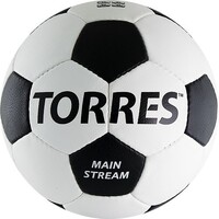 Мяч футбольный TORRES Main Stream (размер 4, синтетическая кожа, тренировочный) - fgospostavki.ru - Мегион