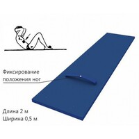 Доска для пресса напольная с фиксатором ног - fgospostavki.ru - Мегион