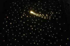 Настенный фибероптический ковер «Звездное небо» 1,45х1,45 м, 320 звезд в комплекте со светогенератором - fgospostavki.ru - Мегион