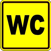 Тактильный знак (WC) 150х150 - fgospostavki.ru - Мегион