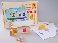 Игровой набор Фребеля "Конструктор деревянный без соединений-1" (Серия "Эксперимент") - fgospostavki.ru - Мегион