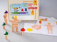 Игровой набор Фребеля "Конструктор деревянный без соединений-3" (Серия "Эксперимент") - fgospostavki.ru - Мегион