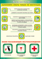 Таблица "Выполняйте опыты только по инструкции" (100х140 сантиметров, винил) - fgospostavki.ru - Мегион