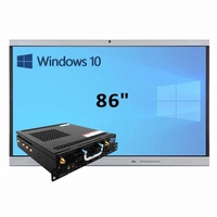 Интерактивная панель 86" (встроенный ПК Win10, Intel i5) - fgospostavki.ru - Мегион