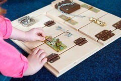 Тактильно-развивающая панель “Замочки” - fgospostavki.ru - Мегион