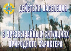 Комплект плакатов "Действия населения в ЧС природного характера" - fgospostavki.ru - Мегион