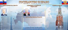 Стенд "Государство и право" - fgospostavki.ru - Мегион