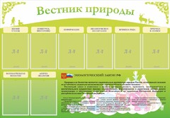 Стенд "Вестник природы" Вариант 4 - fgospostavki.ru - Мегион