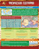 Стенд "Физическая география. Тектоника литосферных плит" - fgospostavki.ru - Мегион