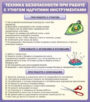 Стенд "Техника безопасности при работе с утюгом" - fgospostavki.ru - Мегион