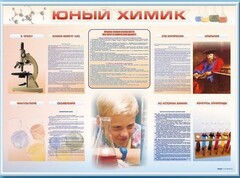 Стенд-уголок "Юный химик" - fgospostavki.ru - Мегион