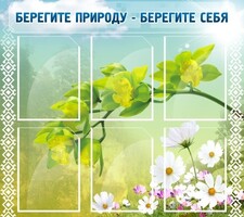Стенд "Берегите природу - берегите себя" - fgospostavki.ru - Мегион