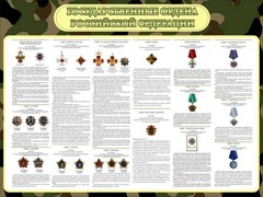 Стенд "Государственные ордена РФ" - fgospostavki.ru - Мегион