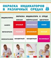 Стенд "Окраска индикаторов в различных средах" - fgospostavki.ru - Мегион