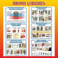 Стенд "Пожарная безопасность" Вариант 4 - fgospostavki.ru - Мегион